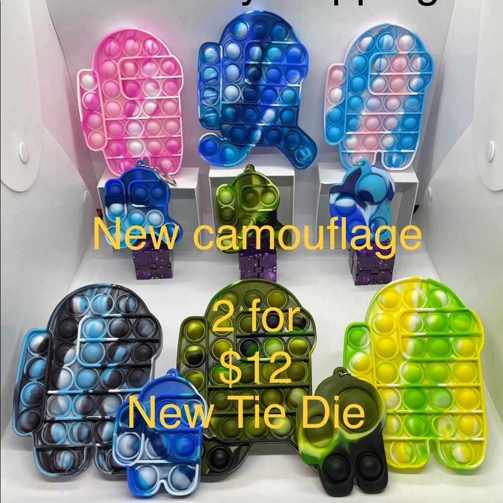 2 for $12 New Tik Tok pop its fidget sensory toys